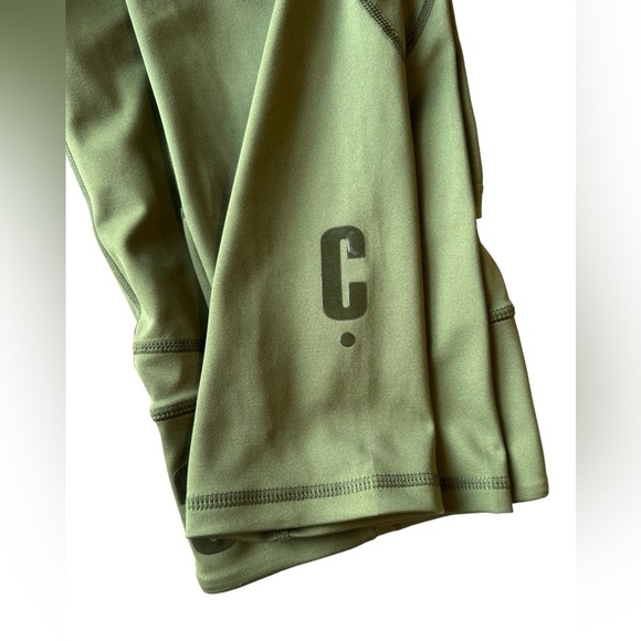 CLIQUE Woman's Olive Workout Leggings, Size 10 - Picture 5 of 9